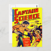 宇宙戦士ヴィンテージSF漫画 ポストカード (正面/裏面)