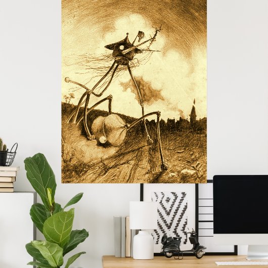 宇宙戦闘機の戦争 ポスター (ホームオフィス)