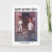 宇宙折り畳みマザーズデイカード カード (正面)