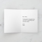 宇宙折り畳みマザーズデイカード カード (内部)