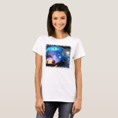 宇宙探査アート ボイジャー探査機 Tシャツ (正面フル)