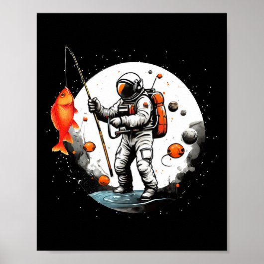 宇宙探査コスモノートスペースマン釣りアストラ ポスター (正面)