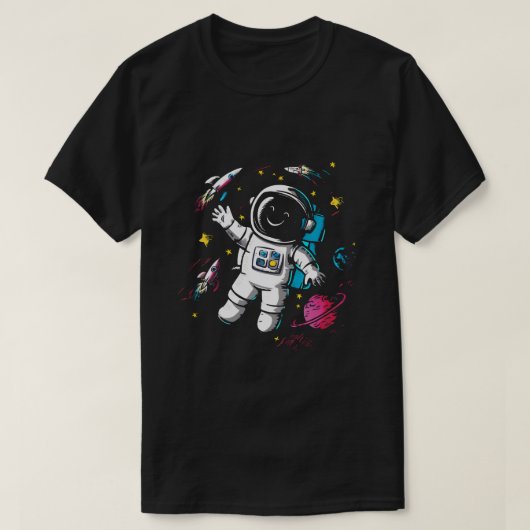 宇宙探査機 Tシャツ (デザイン正面)