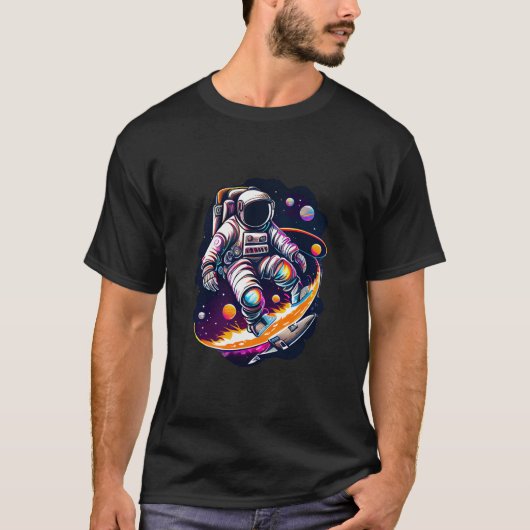宇宙探査機 Tシャツ (正面)