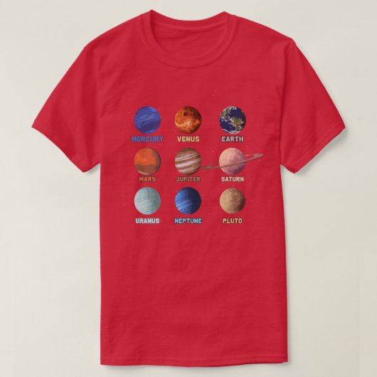 宇宙探査科学ファンプレミウ Tシャツ (デザイン正面)
