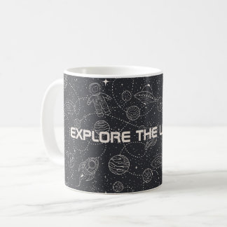 宇宙探査銀河系ユニバーススターパーソナライゼーション コーヒーマグカップ