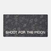 宇宙探査銀河系ユニバーススターパーソナライゼーション デスクマット (正面)