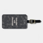 宇宙探査銀河系ユニバーススターパーソナライゼーション ラゲッジタグ (正面横)