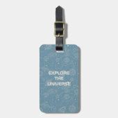 宇宙探査銀河系ユニバーススターパーソナライゼーション ラゲッジタグ (正面縦)