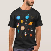 宇宙探査 Tシャツ (正面)