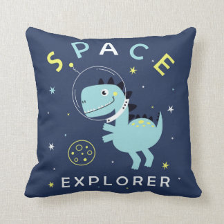 宇宙探検家の恐竜キッズクッション クッション
