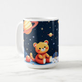宇宙探検家キッズ宇宙飛行士 コーヒーマグカップ (正面左)