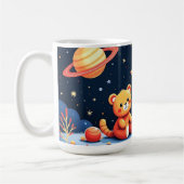 宇宙探検家キッズ宇宙飛行士 コーヒーマグカップ (左)