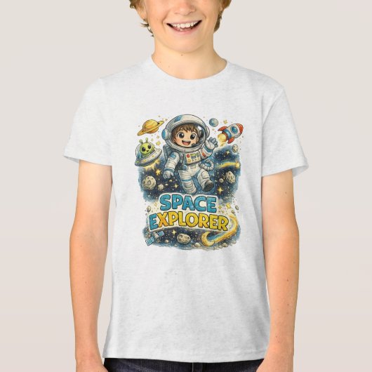 宇宙探検家 トライブレンドTシャツ (正面)