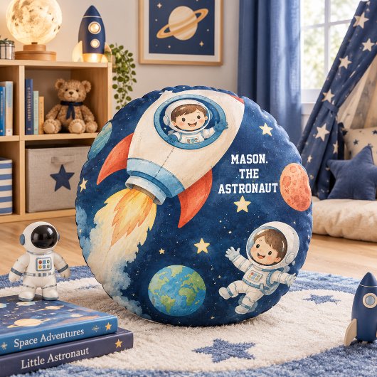 宇宙探検家 ラウンドクッション