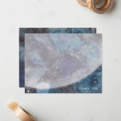 宇宙探検家 感謝のメッセージカード ノートカード (正面/裏面インサイチュ)