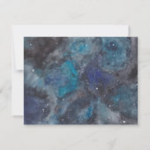 宇宙探検家 感謝のメッセージカード ノートカード (裏面)