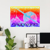 宇宙放浪無名映画ポスターアートプリント ポスター (ホームオフィス)