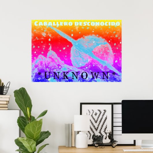 宇宙放浪無名映画ポスターアートプリント ポスター (ホームオフィス)