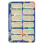宇宙数学アドベンチャー！- （乗算1～12） マグネット (縦)