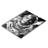 宇宙旅行に着手：印象的な少女の宇宙飛行士 ノートブック (左側)