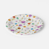 宇宙旅行の誕生日紙プレート ペーパープレート (アングル)