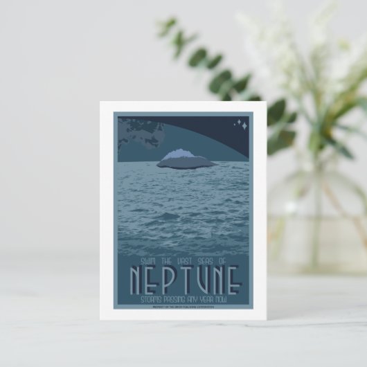 宇宙旅行はがき ポストカード (スタンド正面)