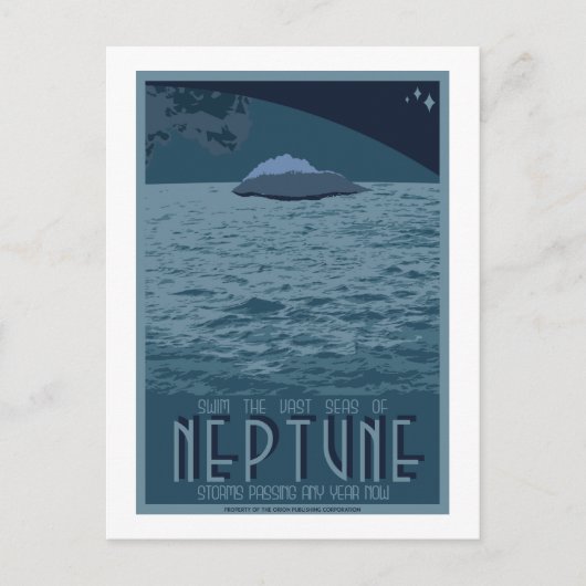 宇宙旅行はがき ポストカード (正面)