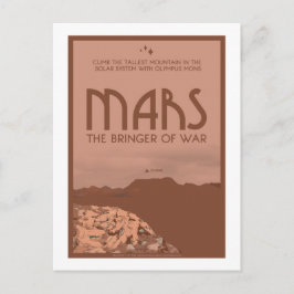 宇宙旅行はがき – 火星 ポストカード