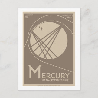 宇宙旅行はがき – Mercury ポストカード