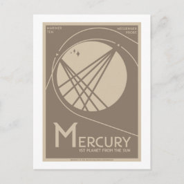 宇宙旅行はがき – Mercury ポストカード