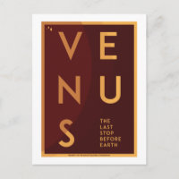 宇宙旅行はがき – Venus