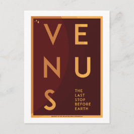 宇宙旅行はがき – Venus ポストカード