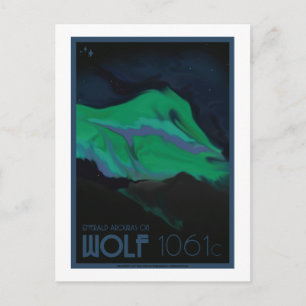 宇宙旅行はがき – Wolf 1061c ポストカード