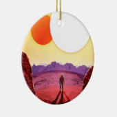 宇宙旅行先プラネットアドベンチャー セラミックオーナメント (右)