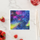 宇宙旅行空間銀河系絵画ズ スタンダードカクテルナプキン (インサイチュ)