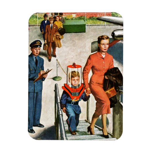 宇宙旅行者 マグネット (縦)