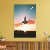 宇宙旅行 キャンバスプリント (インサイチュ (リビング))