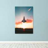 宇宙旅行 キャンバスプリント (インサイチュ (ウッドフロア))