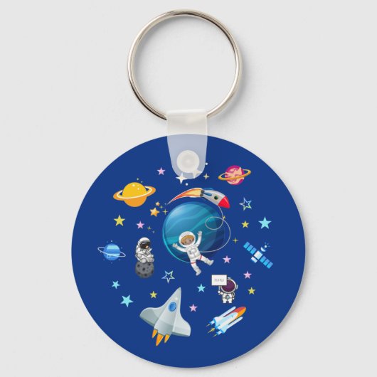 宇宙旅行 キーホルダー (正面)