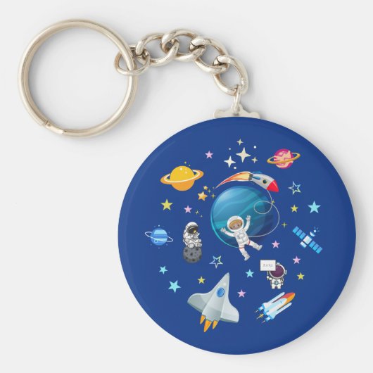 宇宙旅行 キーホルダー (正面)