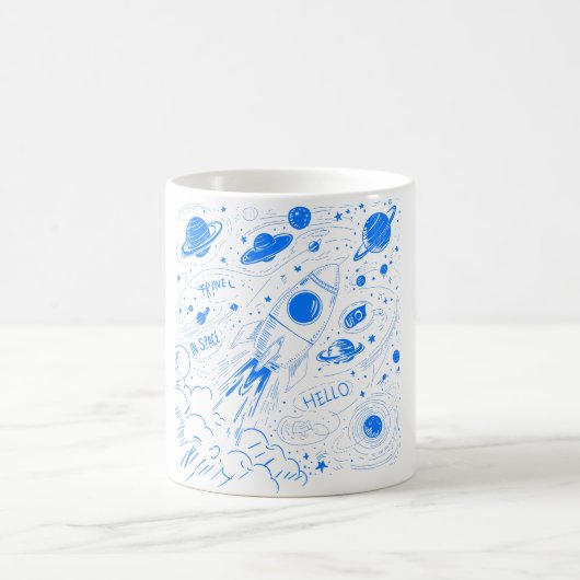宇宙旅行 コーヒーマグカップ (中央)