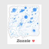 宇宙旅行 シール (シート)