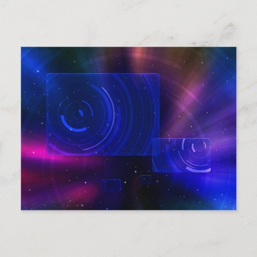 宇宙旅行 ポストカード (正面)