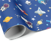 宇宙旅行 ラッピングペーパー (ロールコーナー)