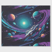 宇宙旅行 ラッピングペーパー (フラット)