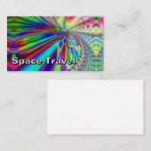宇宙旅行（単語を変更できる） 名刺 (正面/裏面)