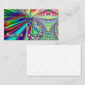 宇宙旅行（単語を変更できる） 名刺 (正面/裏面)