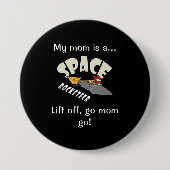 宇宙旅行 缶バッジ (正面)