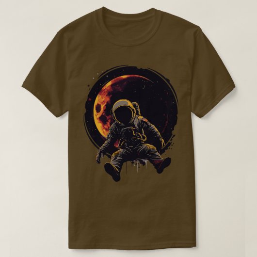 宇宙日食 Tシャツ (デザイン正面)